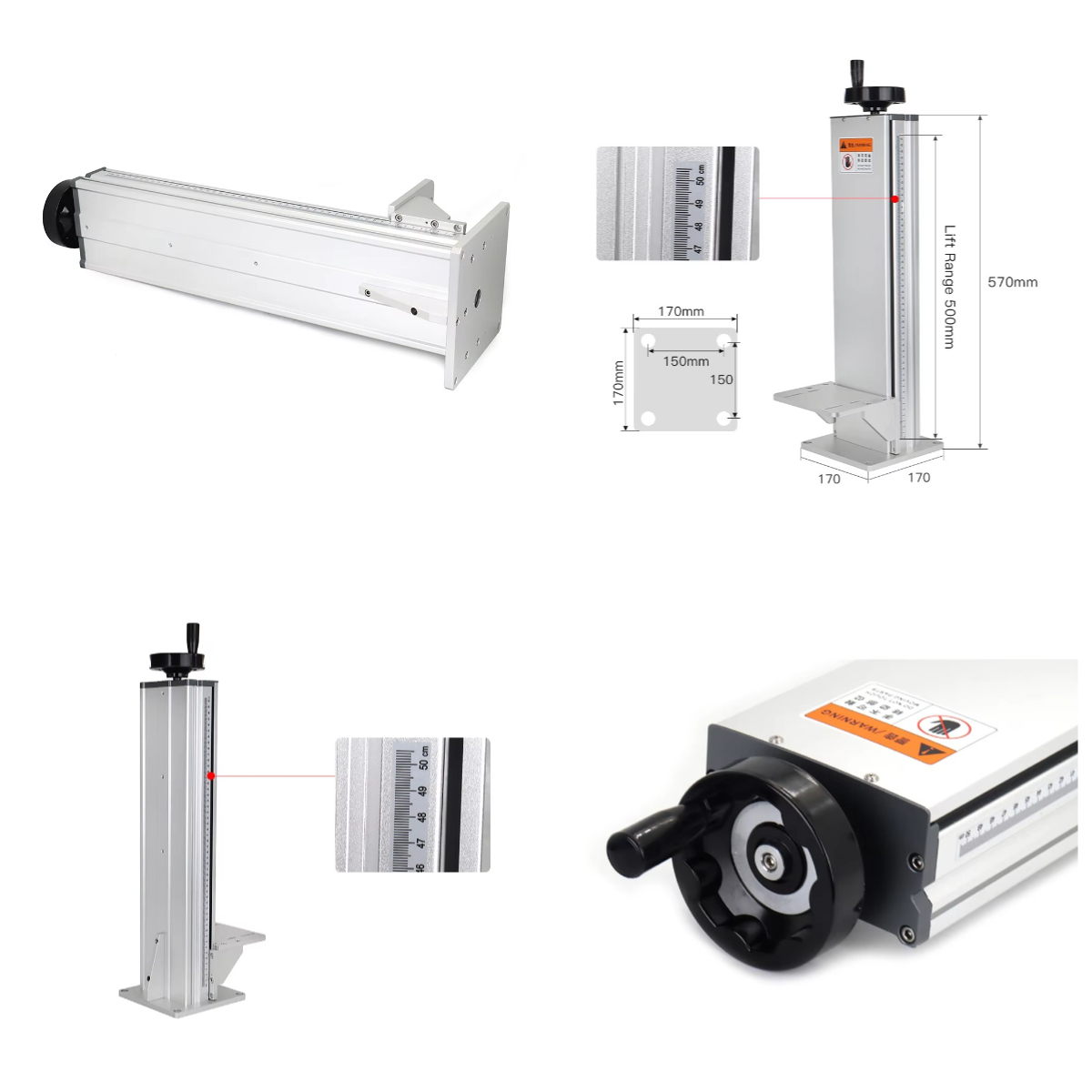 Co2 Laser Engraving Machine - WaveTopSign 500mm Z-Axis Lifting Column Laser