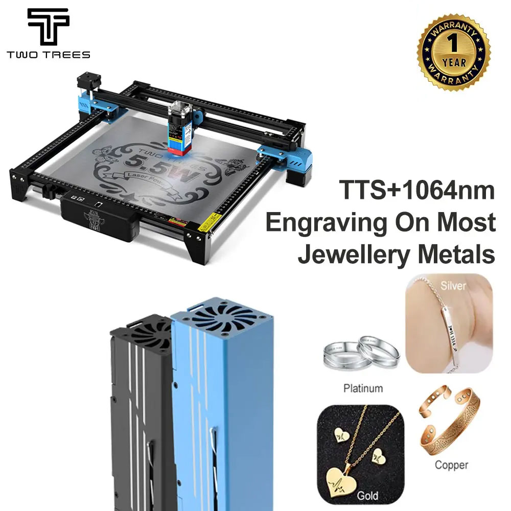 Co2 Laser Engraving Machine - TWOTREES TTS-55 Laser Engraving Machine With