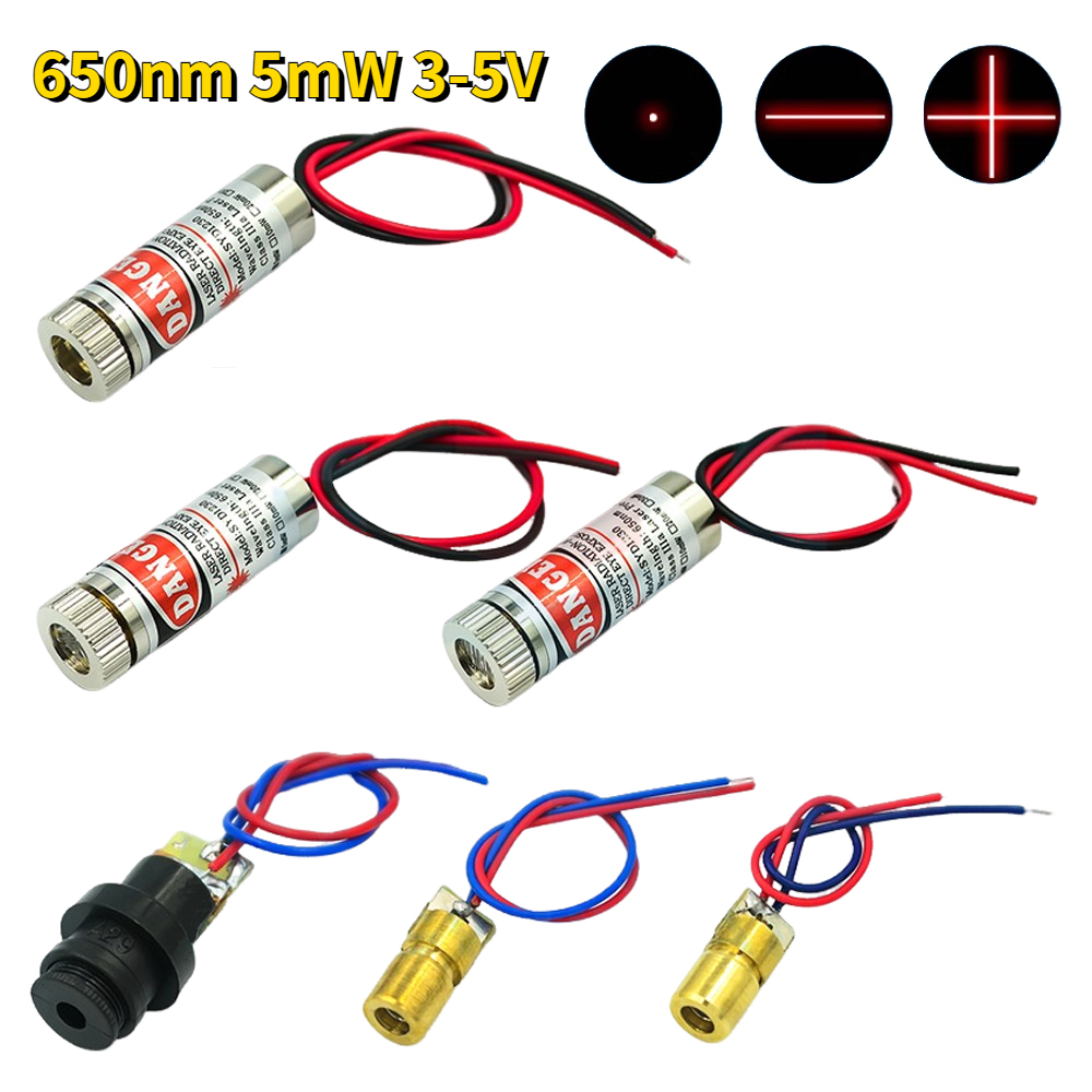 Industrial Laser Pointer - 1PC 650nm 5mW Adjustable Laser Module