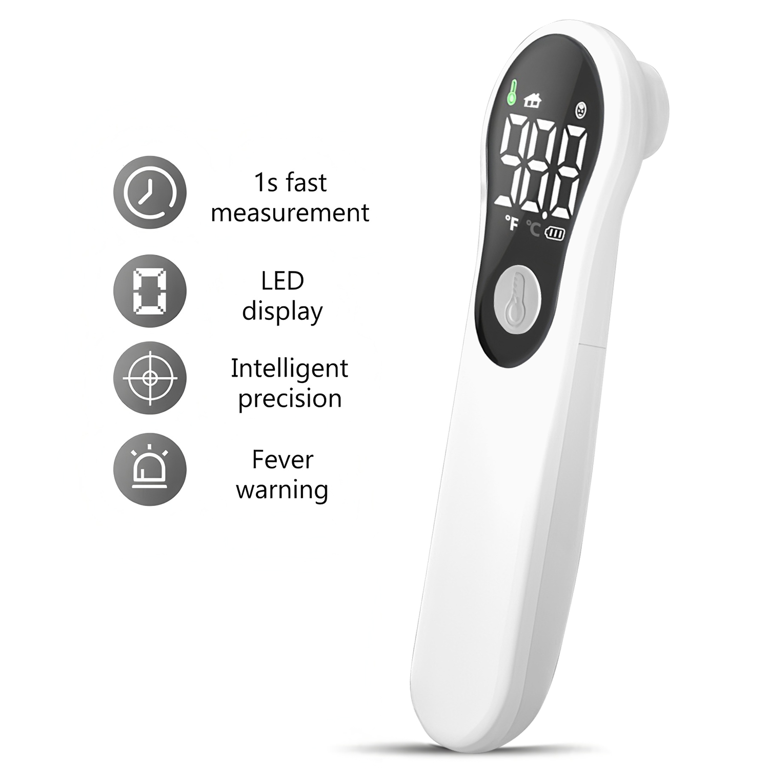Industrial Laser Thermometer - Medical Household Infrared Forehead Smart Digital