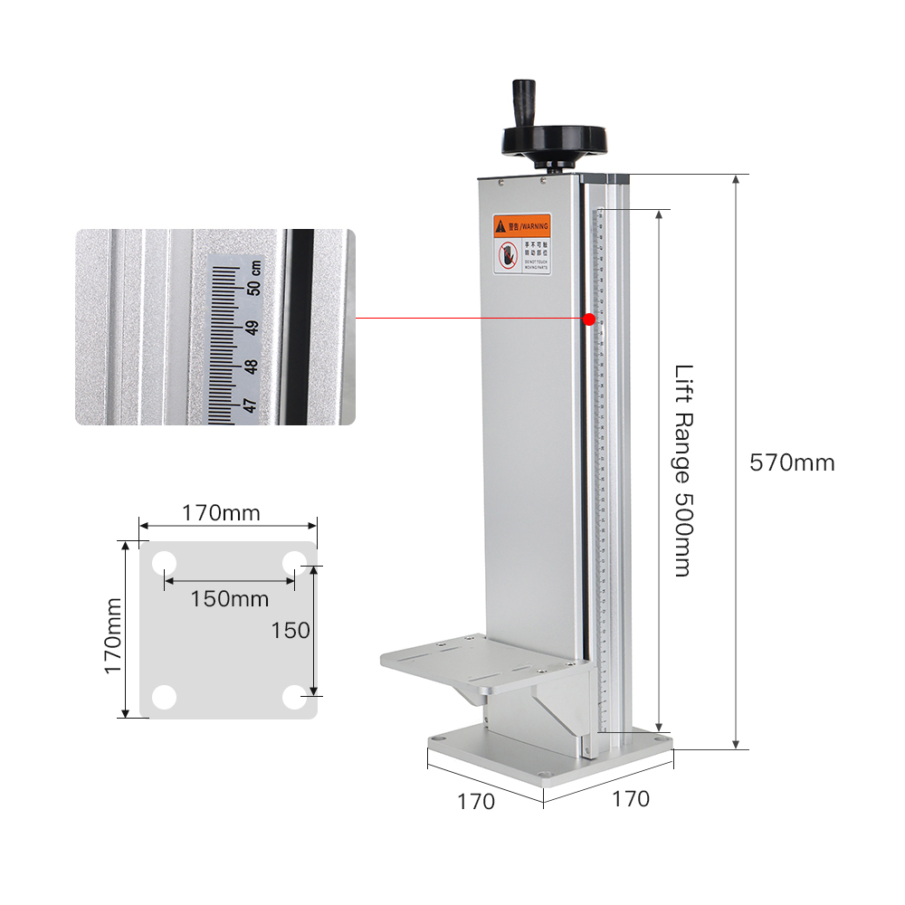 WaveTopSign 500mm Z-Axis Lifti – Co2 Laser Engraving Machine recenzja i cena
