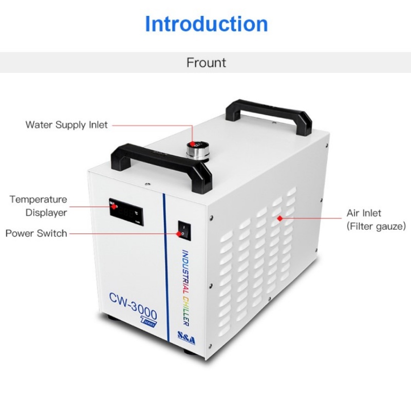 Bluetimes S&A CW3000 CW5000 CW – Laser Industrial Chiller recenzja i cena