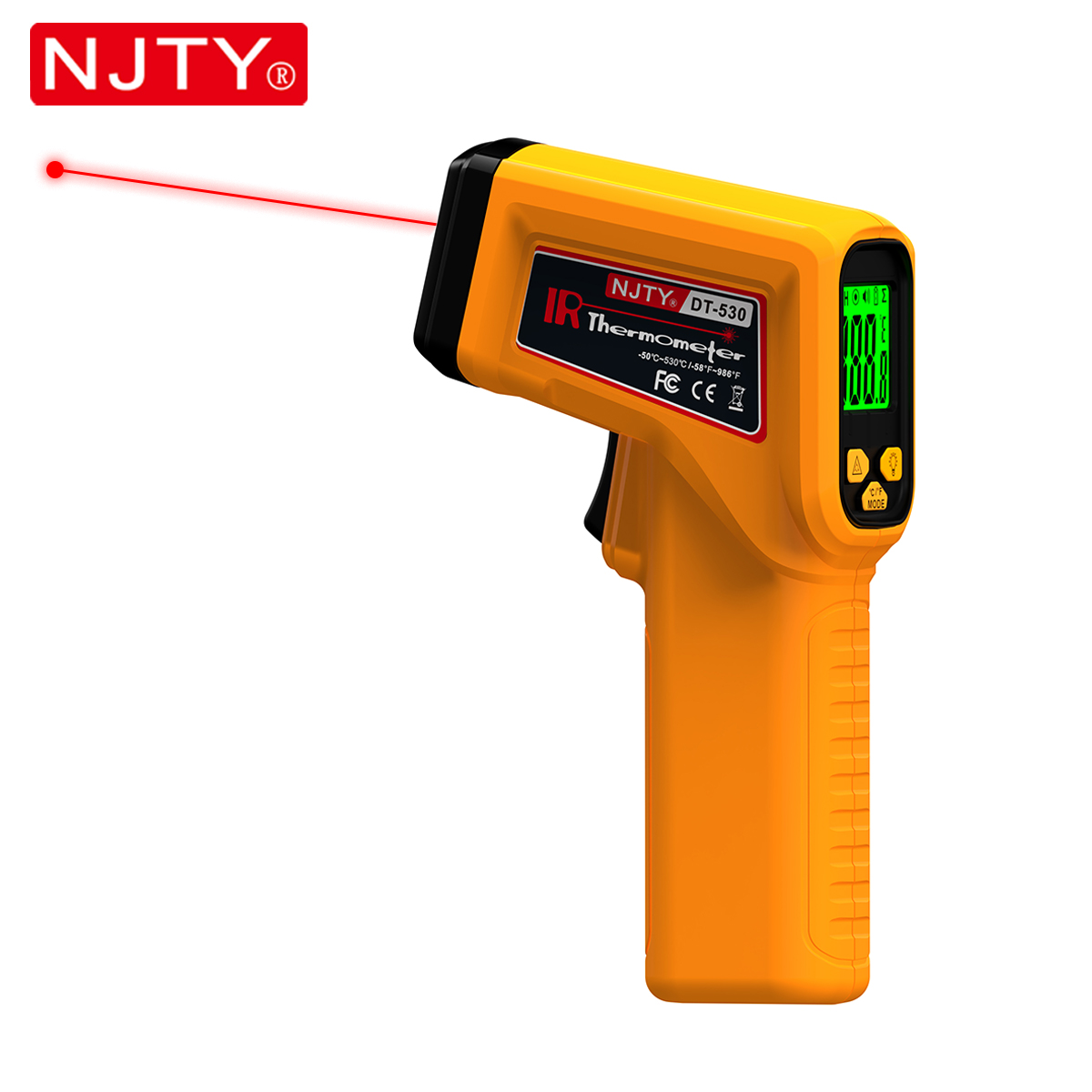 NJTY Infrared Thermometer Lase – Industrial Laser Thermometer recenzja i cena