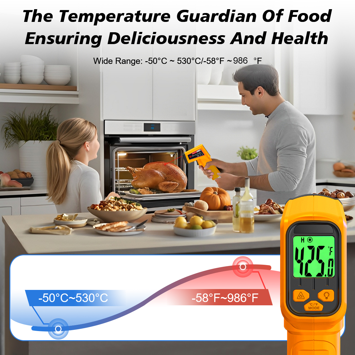 NJTY Infrared Thermometer Lase – Industrial Laser Thermometer recenzja i cena