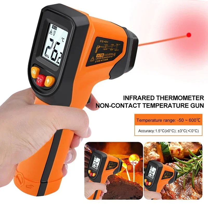 T400 T600 Digital Infrared The – Industrial Laser Thermometer recenzja i cena