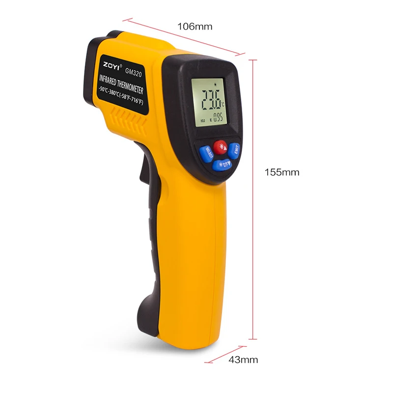 Digital Infrared Thermometer N – Industrial Laser Thermometer recenzja i cena