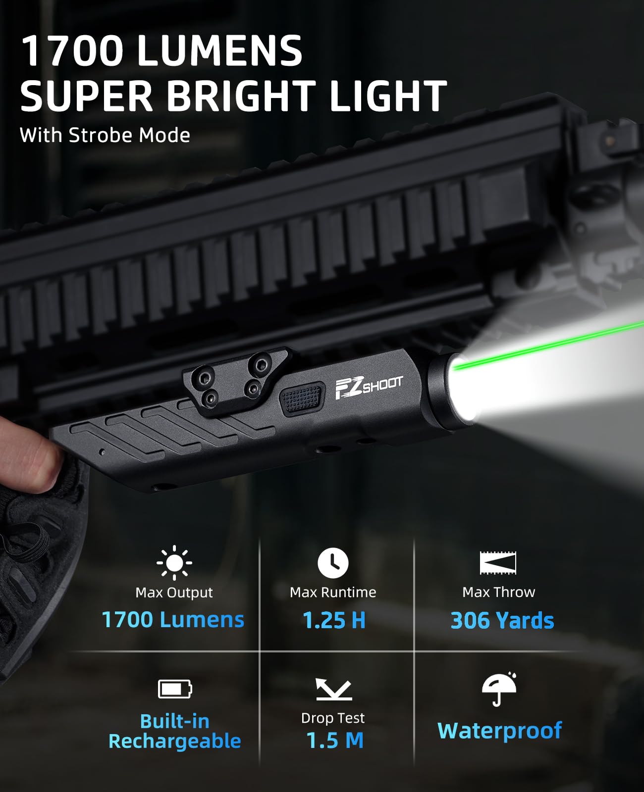 EZshoot 1700 Lumens Laser Ligh – Industrial Laser Beam recenzja i cena