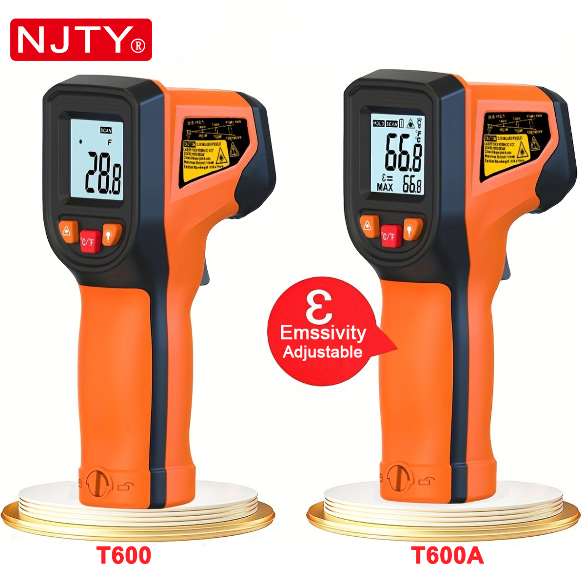 NJTY T600T600A Laser Temperatu – Industrial Laser Thermometer recenzja i cena