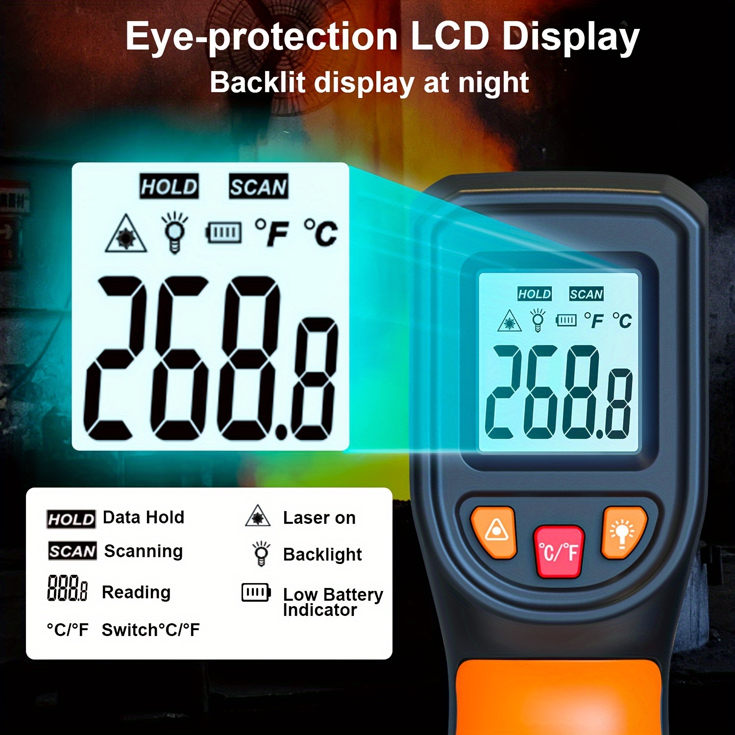 NJTY T600T600A Laser Temperatu – Industrial Laser Thermometer recenzja i cena