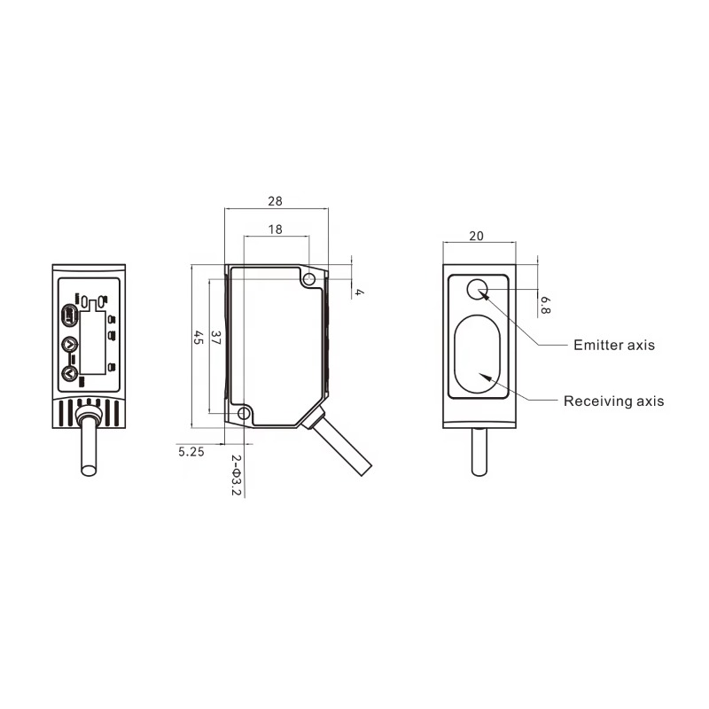 2026 AKUSENSE MLD25 Optical In – Industrial Laser Displacement Sensor recenzja i cena