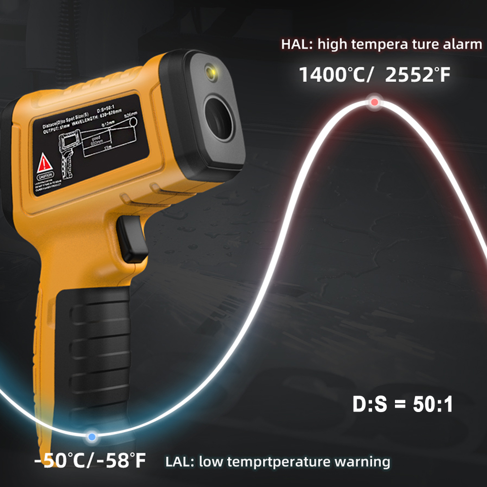 BSIDE -50~1400C Infrared Therm – Industrial Laser Thermometer recenzja i cena