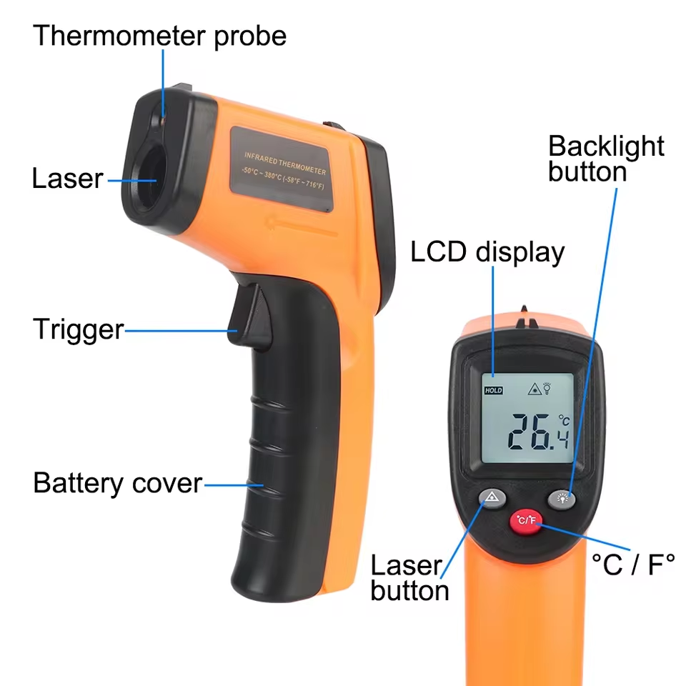 New T600 T600A Digital Infrare – Industrial Laser Thermometer recenzja i cena