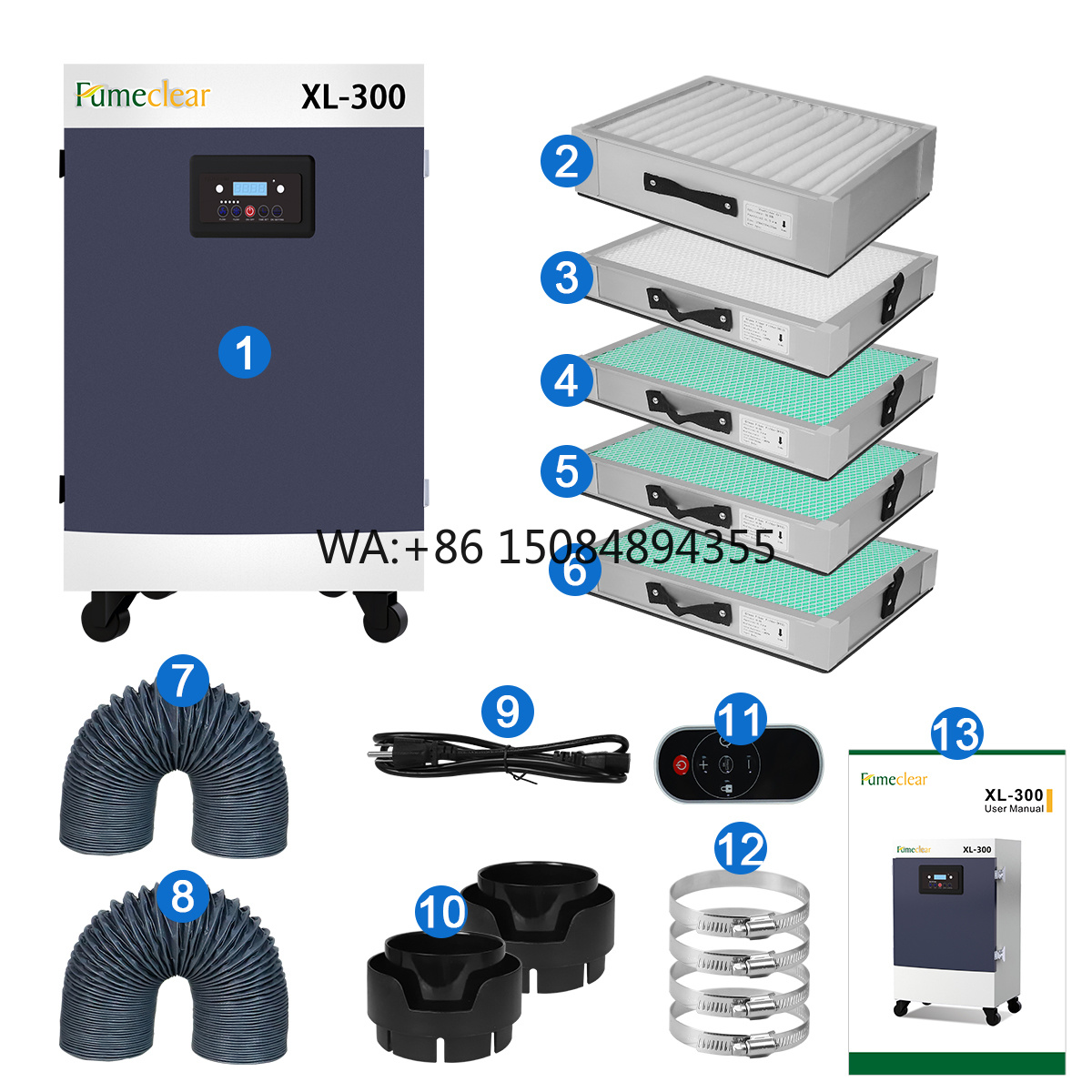 H13 330W 5-stage Filters  Extr – Co2 Laser Engraving Machine recenzja i cena