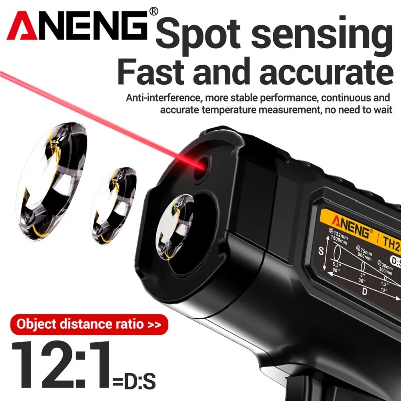 ANENG TH202 Industrial Handhel – Industrial Laser Thermometer recenzja i cena