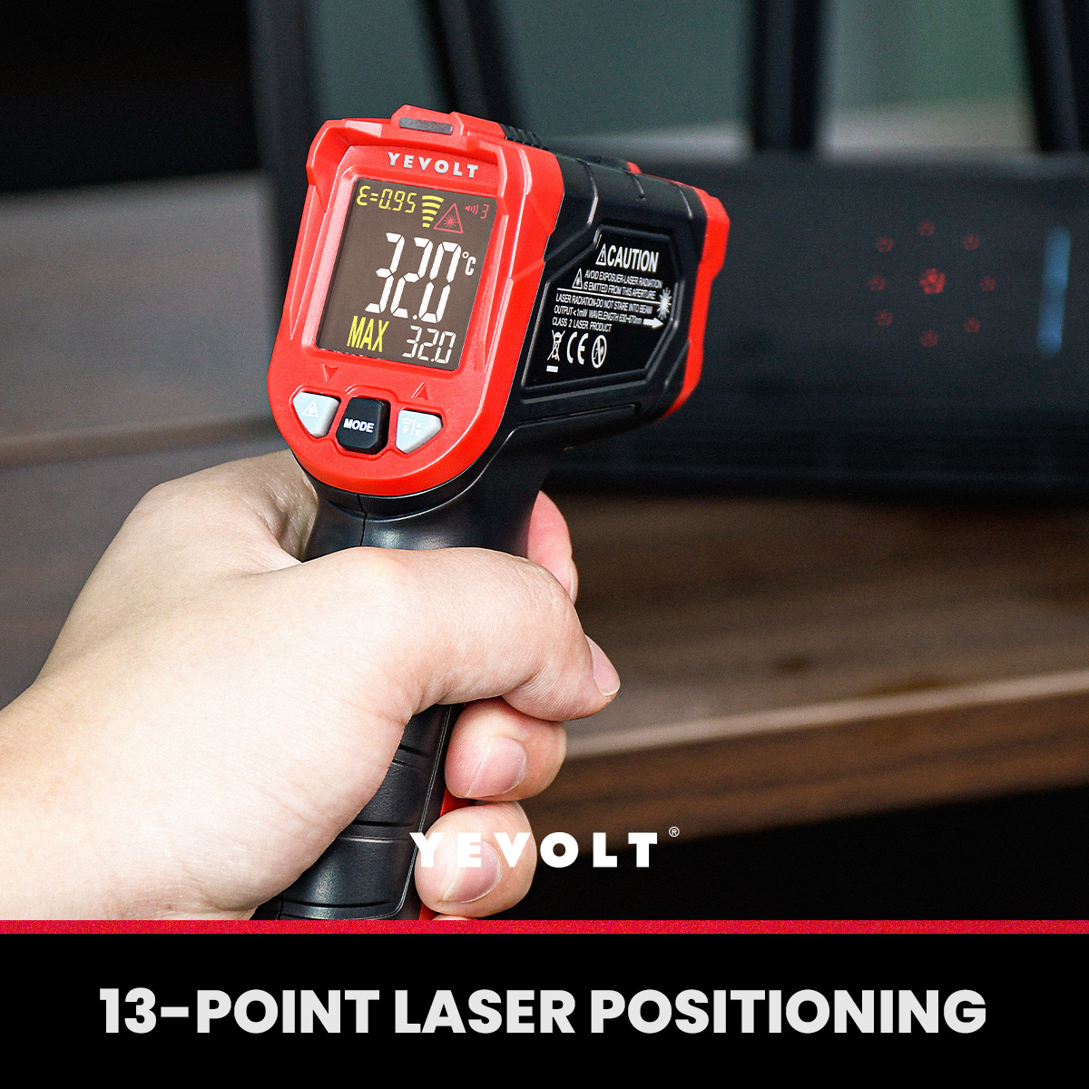 YEVOLT TA601 Series Digital In – Industrial Laser Thermometer recenzja i cena
