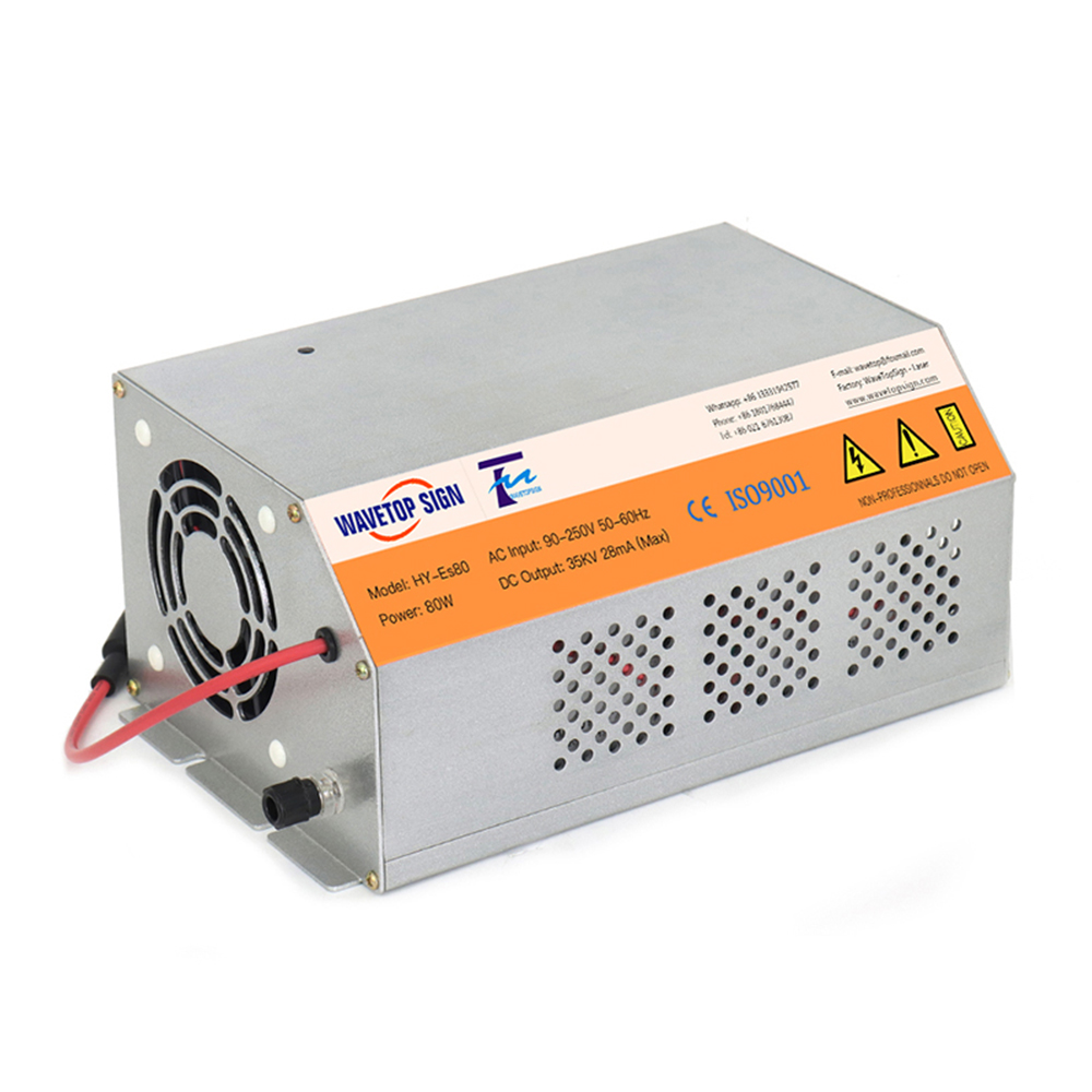 80-100W HY-Es80 Co2 Laser Powe – Co2 Laser Engraving Machine recenzja i cena