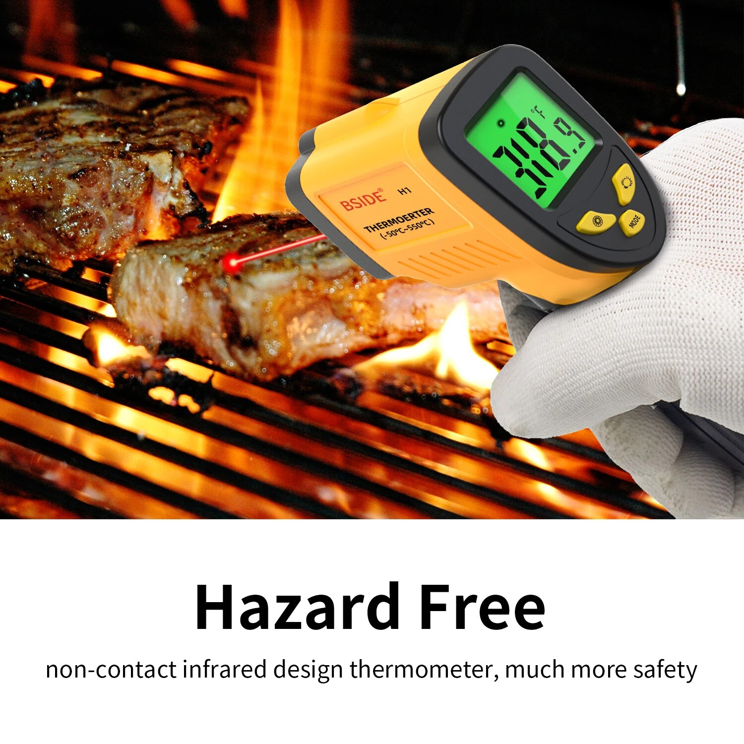 Digital Infrared Thermometer - – Industrial Laser Thermometer recenzja i cena