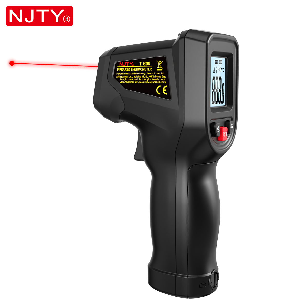 NJTY T600 Infrared Thermometer – Industrial Laser Thermometer recenzja i cena