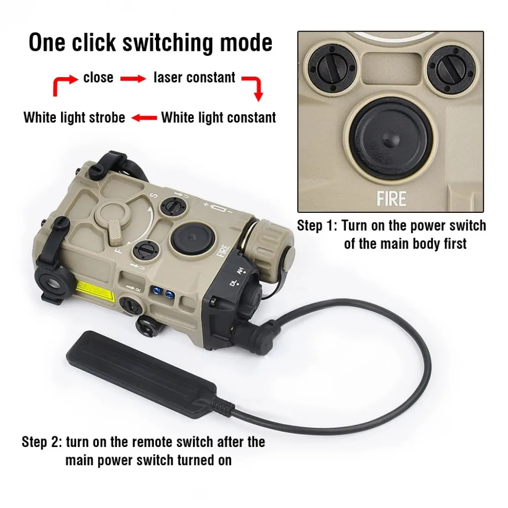 Tactical OGL Nylon Plastic LED – Industrial Laser Gun recenzja i cena