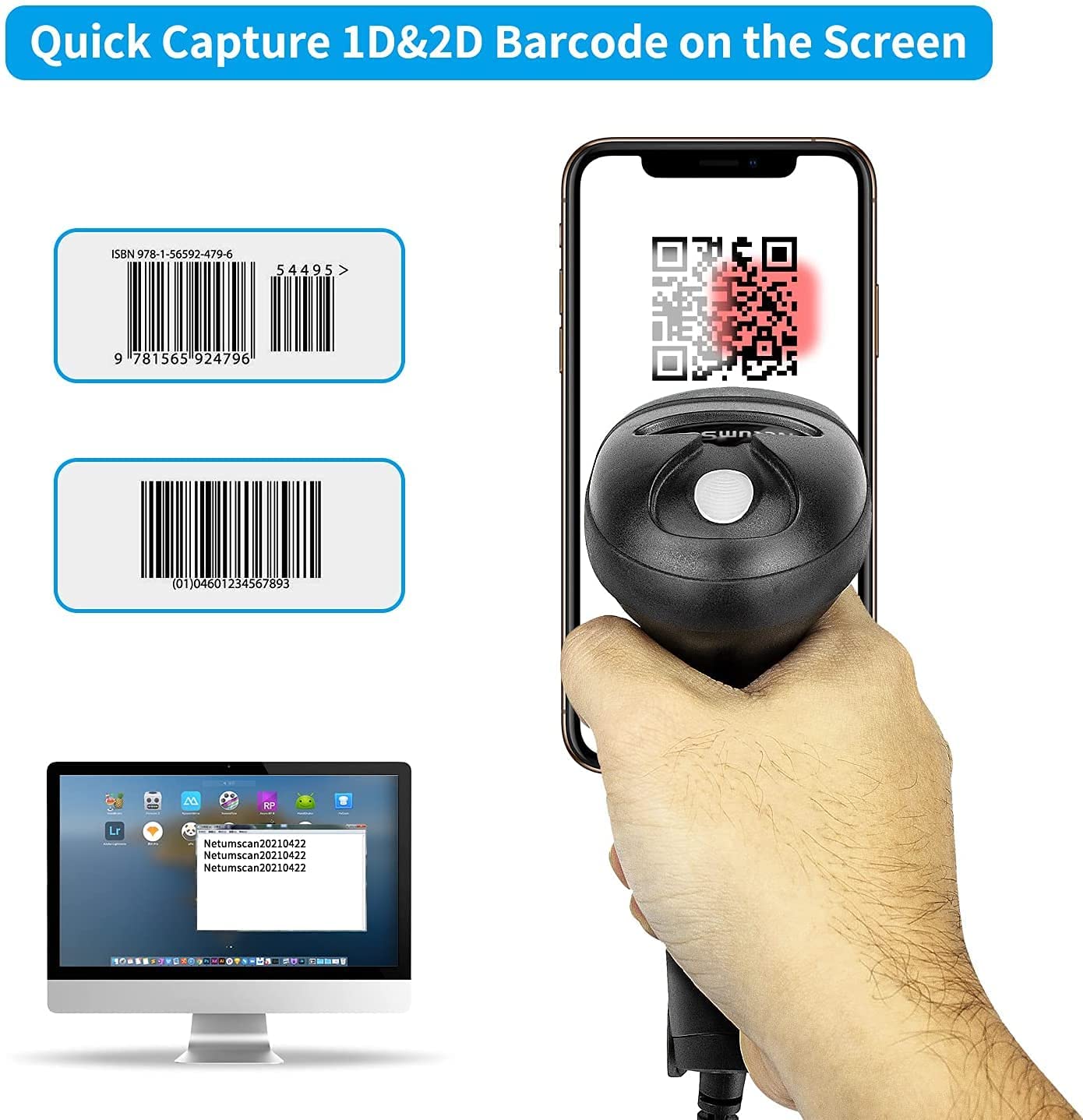 NETUM L5 Wired 2D Barcode Scan – Industrial Laser Beam recenzja i cena