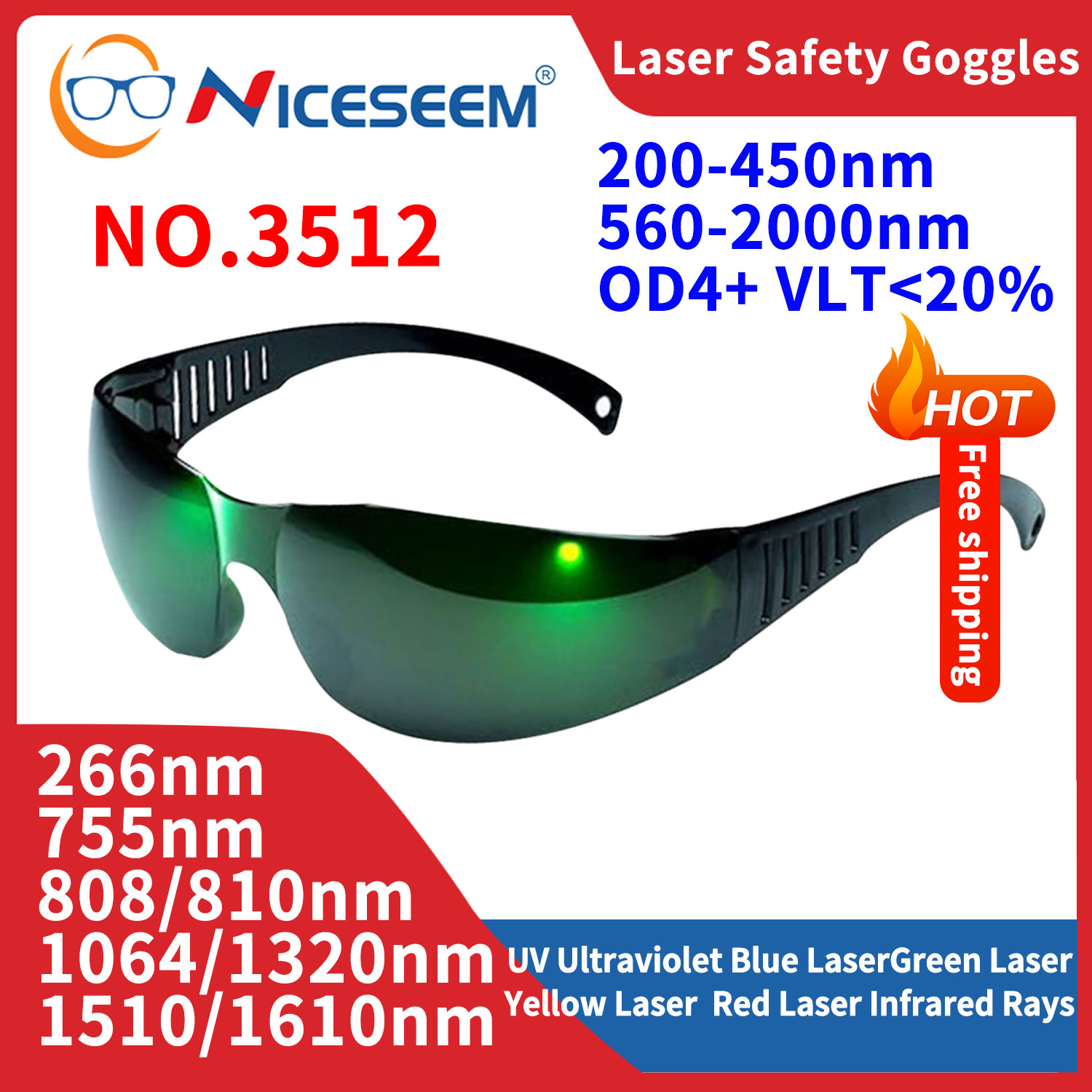 Lead Goggles Radiation Glasses – Laser Safety Goggles recenzja i cena
