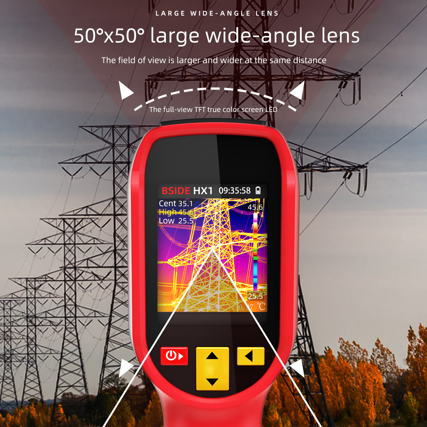 BSIDE Thermal Imager Camera HX – Industrial Laser Thermometer recenzja i cena
